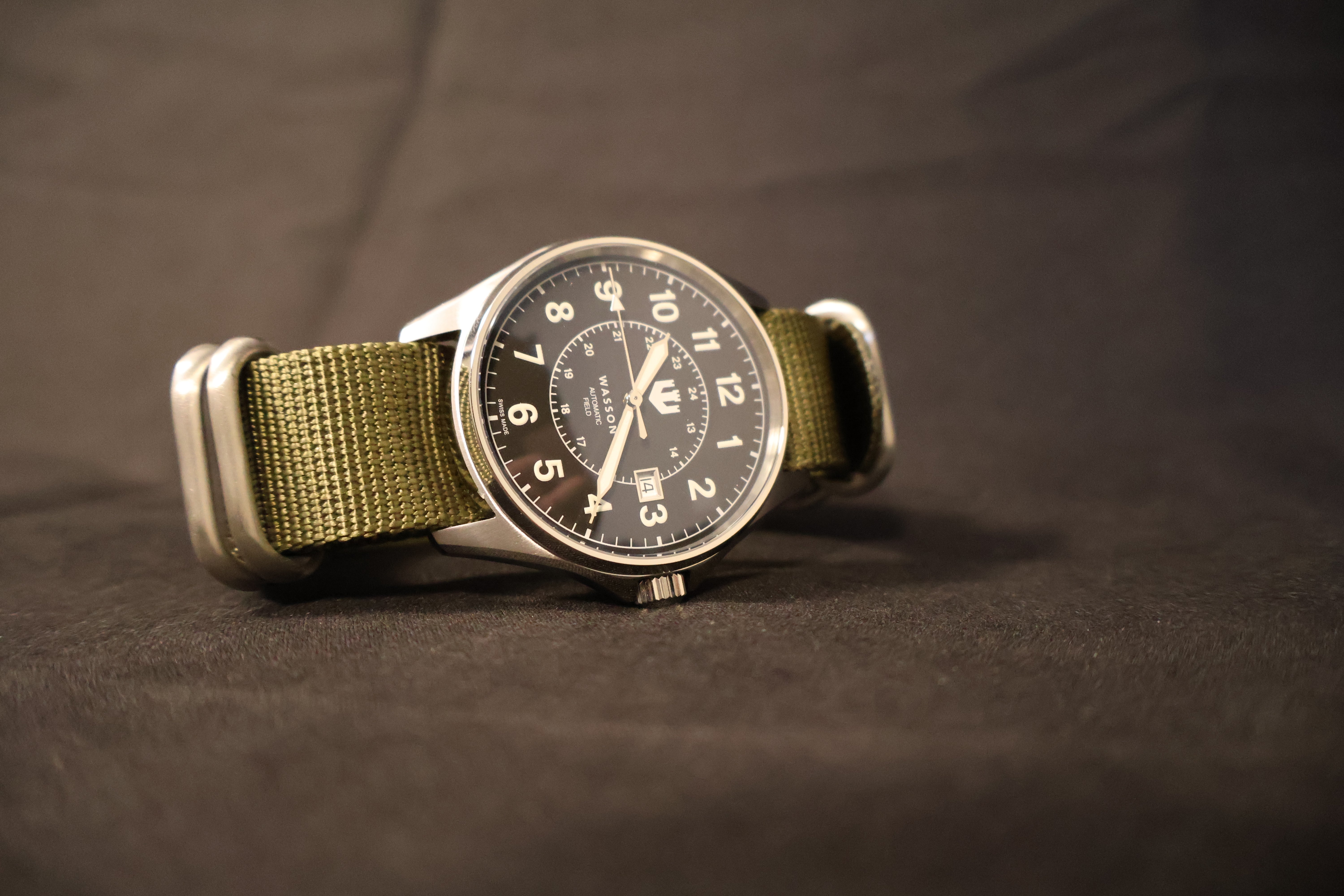Olive Drab Green ZULU Nylon Strap
