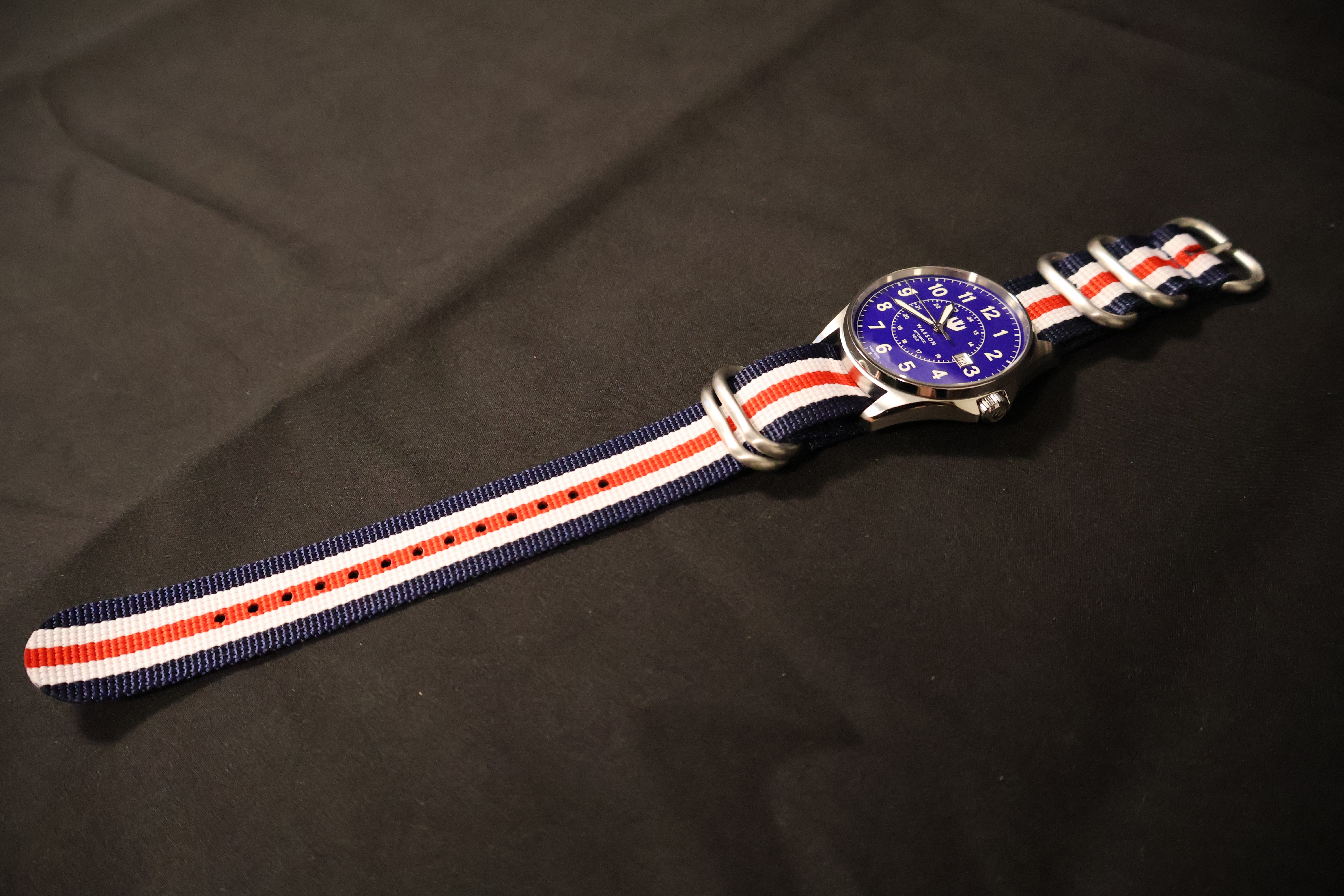 Red, White, and Blue ZULU Nylon Strap