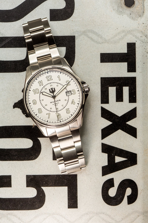Automatic Field Watch - Micah 6:8 - WHITE DIAL
