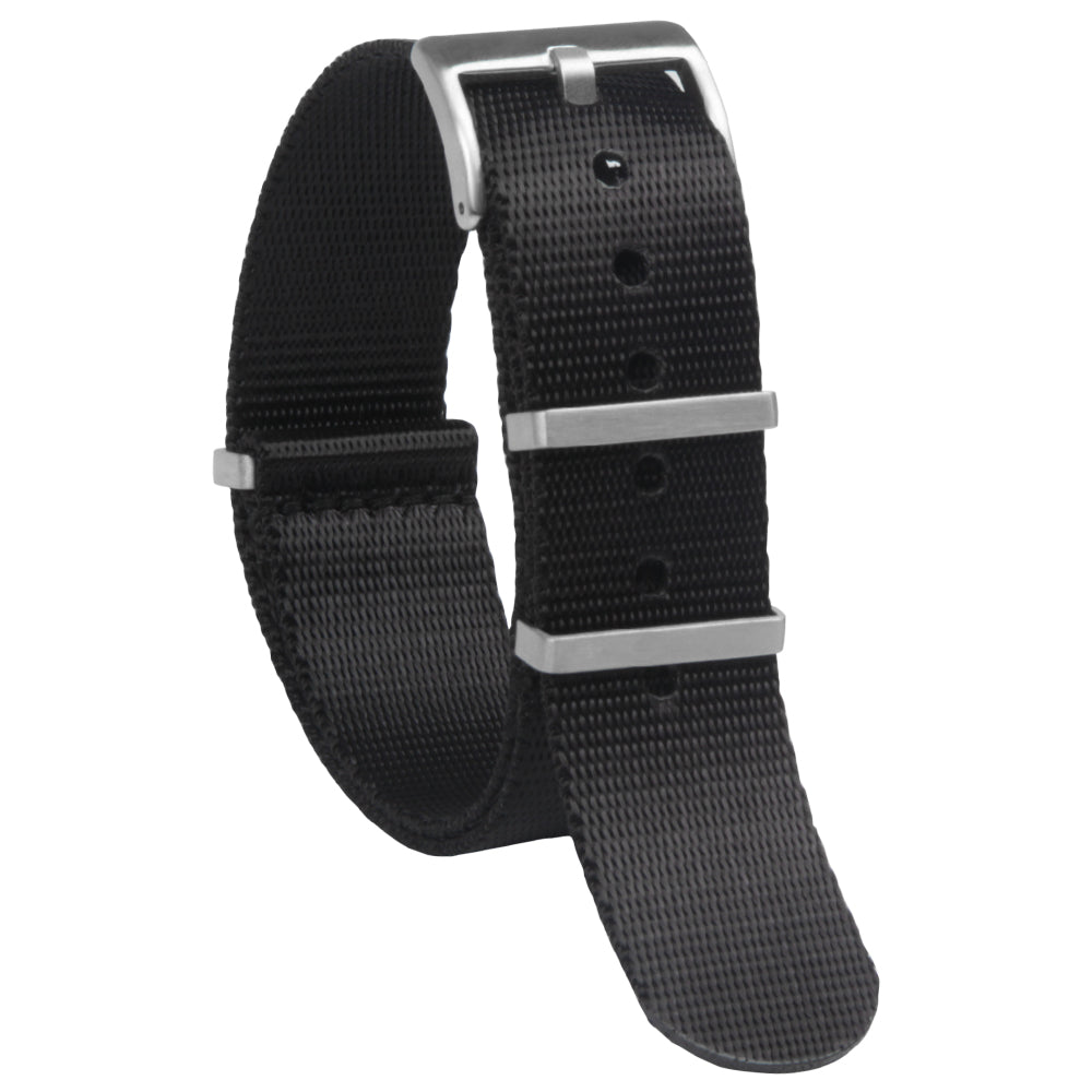 Black NATO Nylon Strap - 20mm