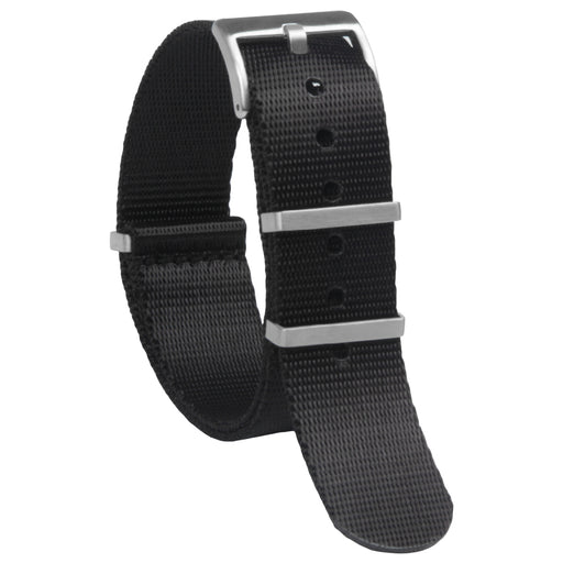 Black NATO Nylon Strap - 20mm