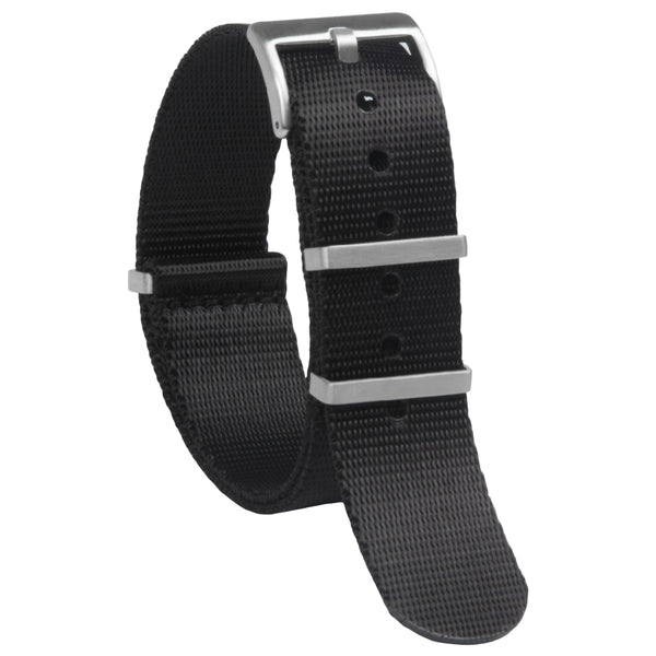 Black NATO Nylon Strap - 20mm