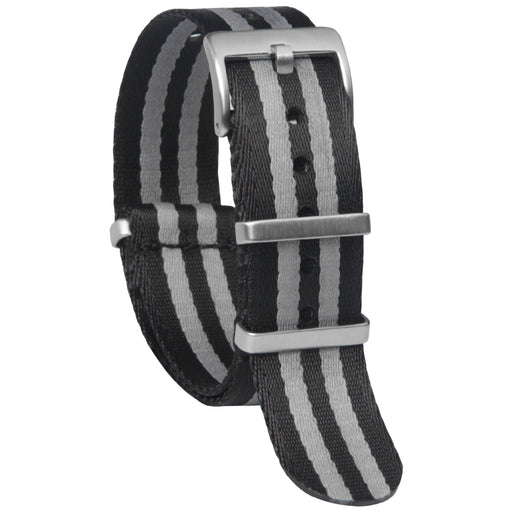 Black and Gray NATO Nylon Strap - 20mm