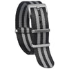 Black and Gray NATO Nylon Strap - 20mm
