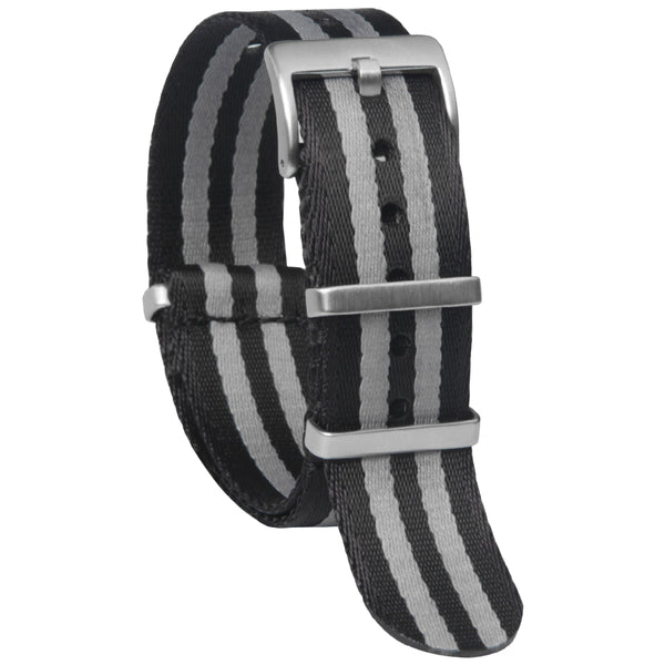 Black and Gray NATO Nylon Strap - 20mm