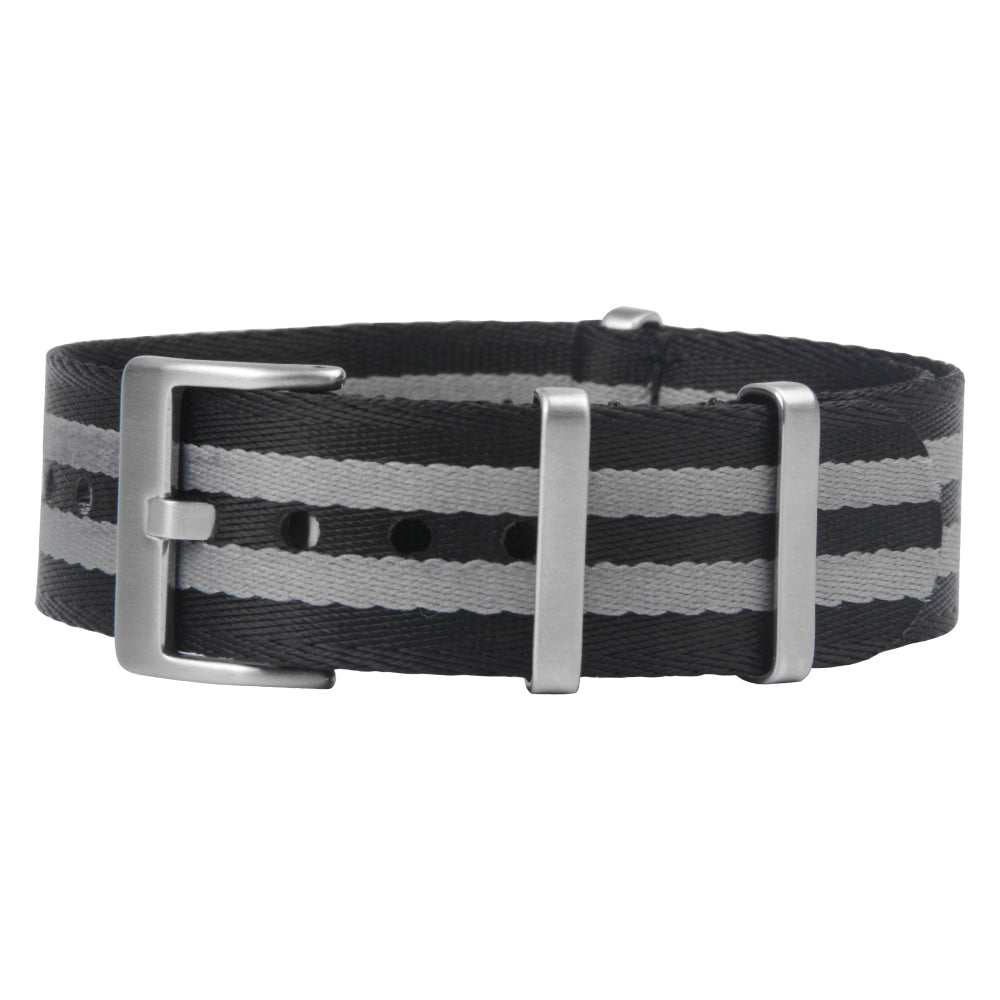 Black and Gray NATO Nylon Strap - 20mm