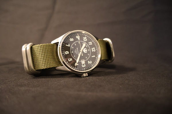 Automatic Field Watch - Micah 6:8 - BLACK DIAL