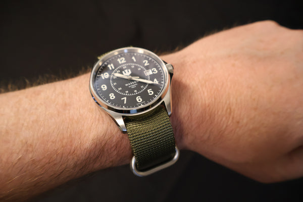 Olive Drab Green ZULU Nylon Strap