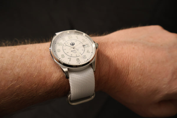 White ZULU Nylon Strap