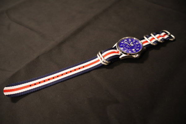 Red, White, and Blue ZULU Nylon Strap