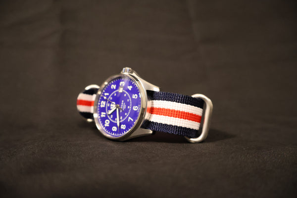 Red, White, and Blue ZULU Nylon Strap