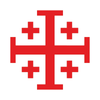 Jerusalem Cross Sticker