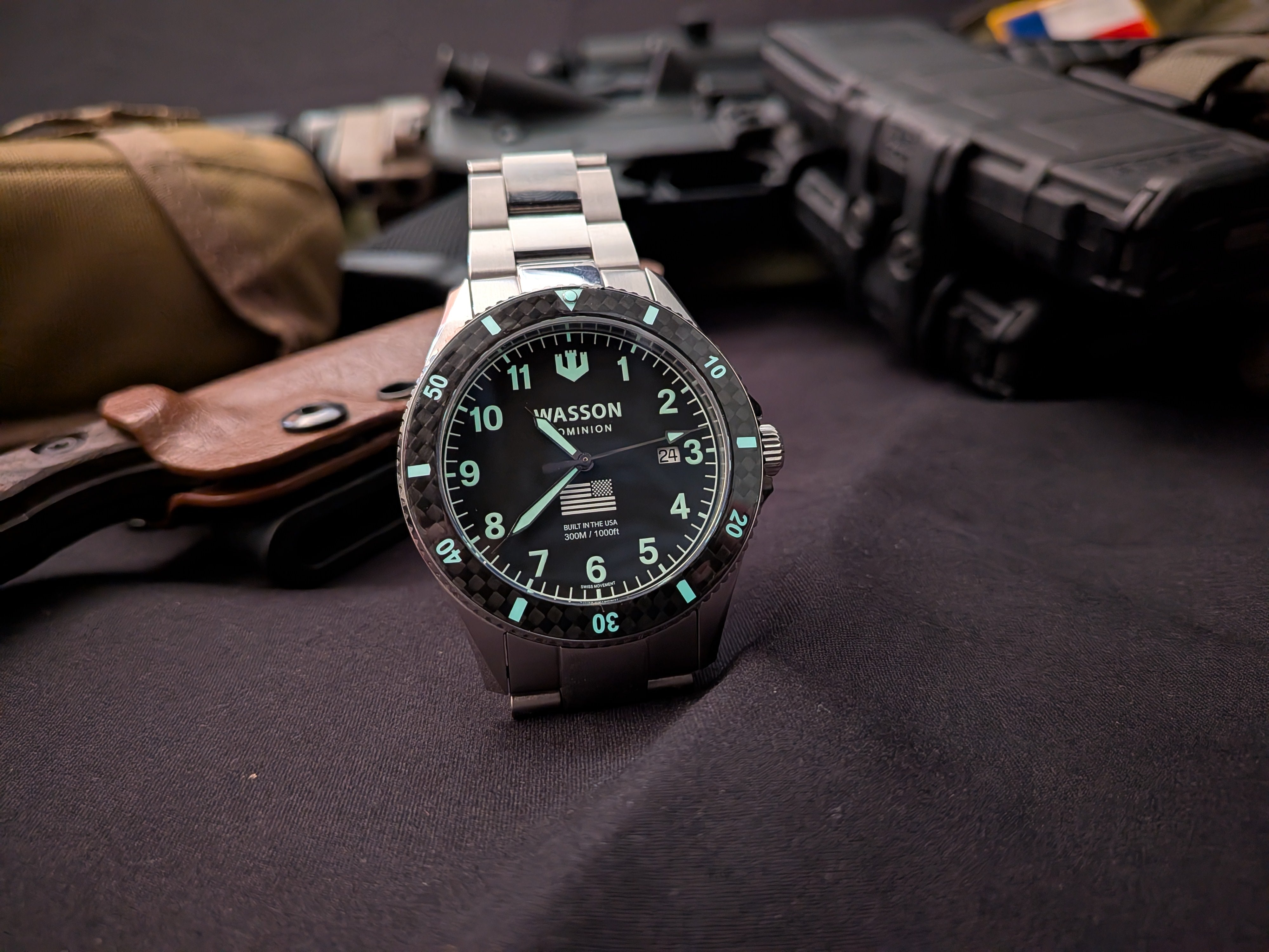 DOMINION Dive Watch (Gen. 1:28) - BLACK