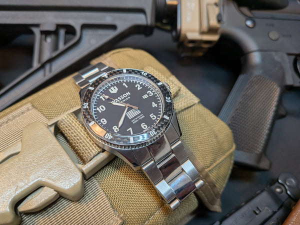 DOMINION Dive Watch (Gen. 1:28) - BLACK