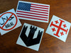 American Flag Sticker