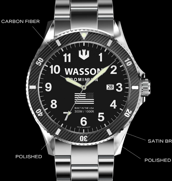 DOMINION Dive Watch (Gen. 1:28) - BLACK