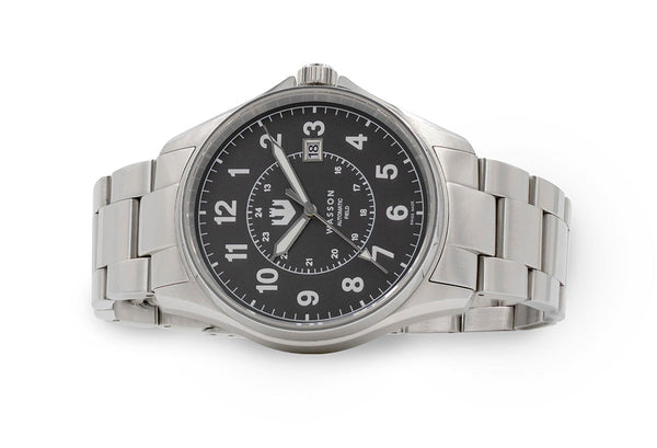 Automatic Field Watch with Stainless Steel Bracelet