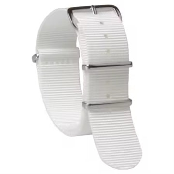 White NATO Nylon Strap - 20mm