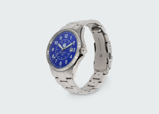 Automatic Field Watch - Micah 6:8 - BLUE DIAL