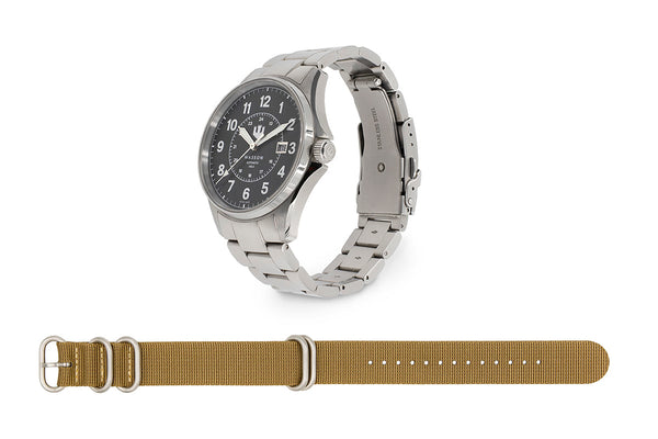 Automatic Field Watch with Stainless Steel Bracelet - $945
